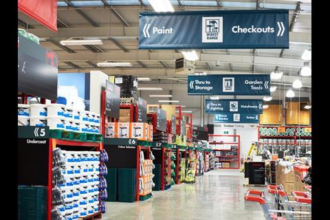 Bunnings St Albans store layout